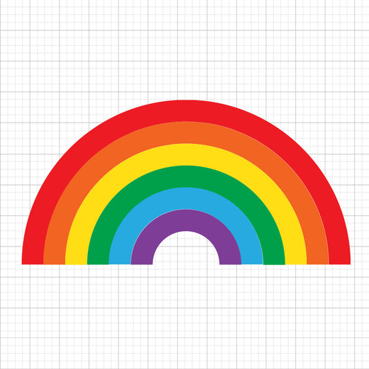 Rainbow LGTBQ Pride SVG