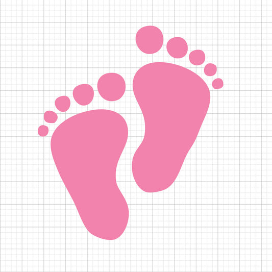 Baby Feet Baby Shower SVG