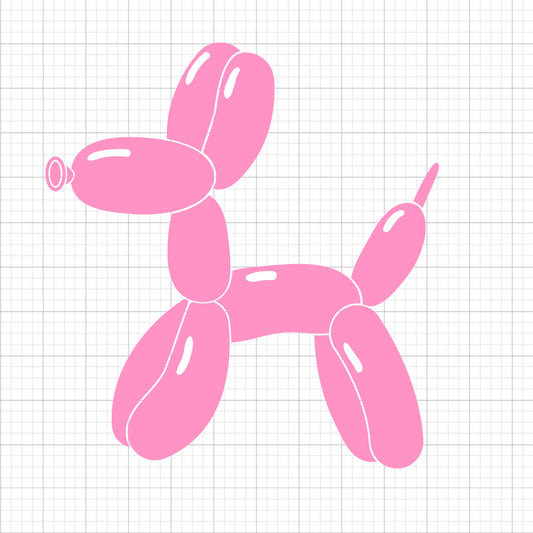 Balloon Poodle Birthday SVG